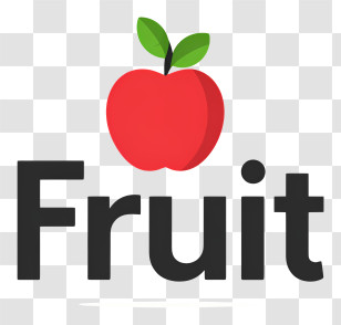 Fruit Logo - Red Apple Fruit Icon Transparent PNG