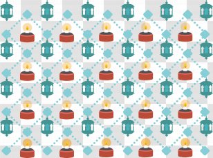 Islamic Geometric Patterns Pattern - Ornament - Candles, Lights, Transparent PNG
