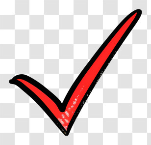 Red Check Mark - Red Check Mark Symbol Transparent PNG