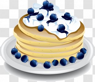 Pancake Breakfast Crxeape Blueberry Clip Art - Icing - Layer Cake Pictures Transparent PNG