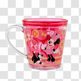 Minnie Mouse Mickey The Walt Disney Company - Heart - Cup Transparent PNG