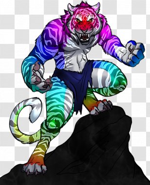 Legendary Creature Dragon Manticore Art Bitje - Supervillain - Ferocious Tiger Transparent PNG