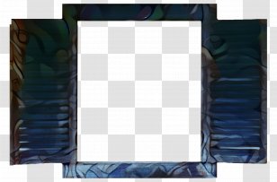 Background Blue Frame - Picture - Mirror Rectangle Transparent PNG