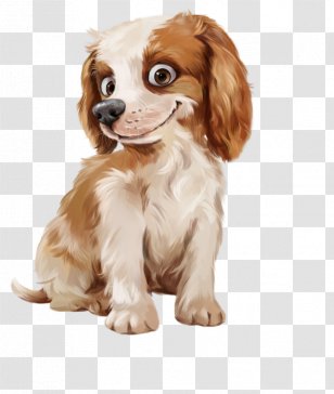 Image Lens Hoods Sticker Illustration Painting - King Charles Spaniel - Puppy Thank You Flowers Transparent PNG