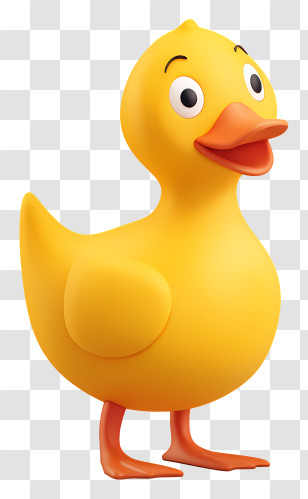 Rubber Duck - Cute Yellow Rubber Duck Toy Transparent PNG