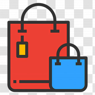 Shopping Bag - Colorful Shopping Bags Illustration Transparent PNG