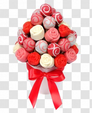 Flower Bouquet Gift Cake Pop Muffin - Fruit Transparent PNG