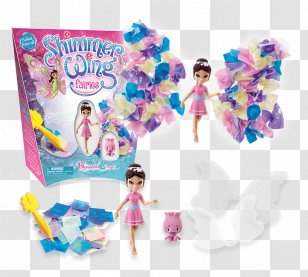 Fairy Barbie Doll Child Flower Bouquet - Packaging And Labeling - Wings Material Transparent PNG