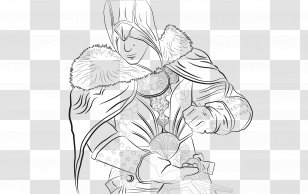 Assassin's Creed III Ezio Auditore Unity IV: Black Flag - Joint - Inked Transparent PNG