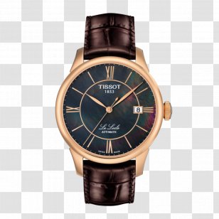 Le Locle Tissot Automatic Watch Clock - Metal Transparent PNG