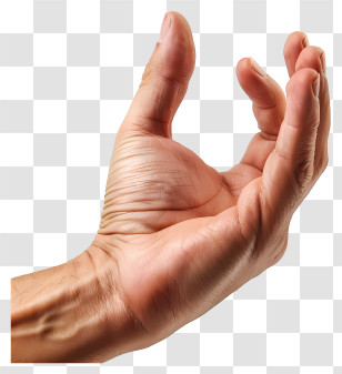 Gesture - Realistic Human Hand In Gesture Pose Transparent PNG