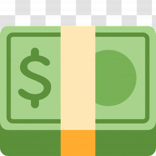 Dollar Banknote Emoji - Stack Of Money With Dollar Sign Transparent PNG