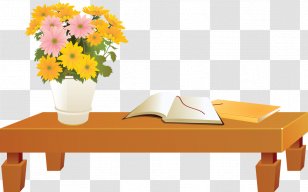 Table Computer Graphics - Flowers Transparent PNG