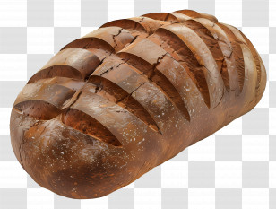 Brown Bread - Sliced Bread Loaf Transparent PNG