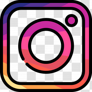 Instagram - Instagram Logo With Gradient Colors Transparent PNG