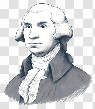 George Washington - Portrait Of Historical Figure Transparent PNG