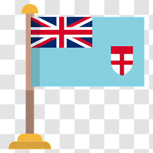 Fiji Flag - Illustration Of The Fiji National Flag Transparent PNG