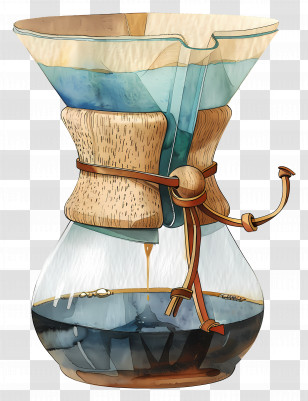 Coffee Filter - Glass Coffee Maker Illustration Transparent PNG