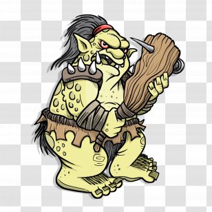Cartoon Drawing Troll Legendary Creature - Mythical Transparent PNG