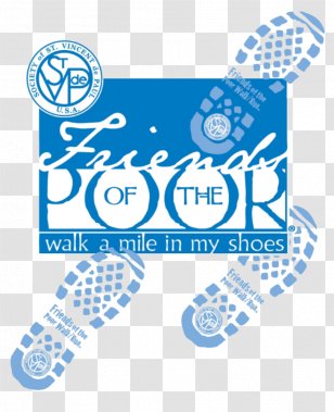 Friends Of The Poor Walk/Run St Genevieve Church Poverty Society Saint Vincent De Paul - Charity - Beatitudes Graphic Transparent PNG