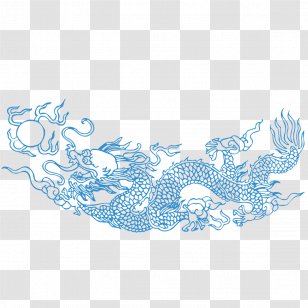 Chinese Dragon Pattern Transparent PNG