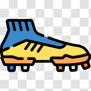 Football Boots - Colorful Soccer Shoe Illustration Transparent PNG