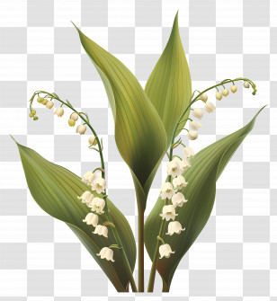 Lily Of The Valley - Lily Of The Valley Illustration Transparent PNG
