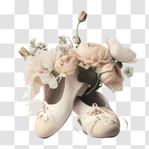 Ballet Shoes
 - Ballet Shoes With Flowers Transparent PNG