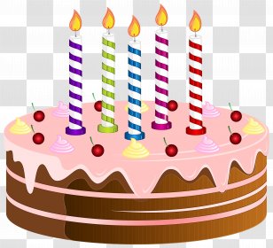 Cartoon Birthday Cake - Food Coloring Frozen Dessert Transparent PNG