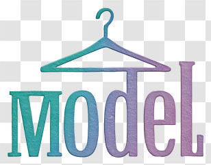 Model Logo - Model Hanger Brand Logo Transparent PNG