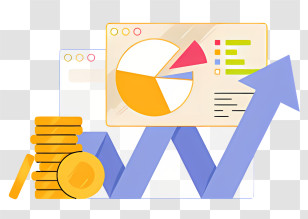 Money - Business And Financial Growth Illustration Transparent PNG