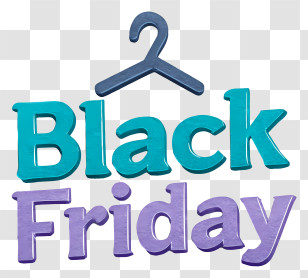 Black Friday - Black Friday Sale Text Transparent PNG