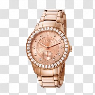 Watch Esprit Holdings Amazon.com Quartz Clock Gold - Bracelet - A Gentle Bargain To Send Gifts Transparent PNG