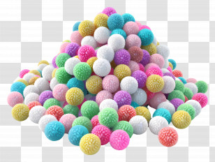 Balls - Pile Of Colorful Balls Transparent PNG