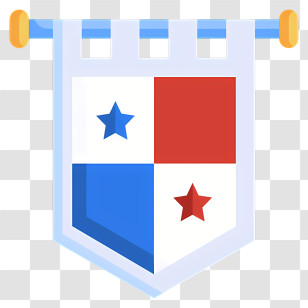 Panama Flag - Panama National Banner Transparent PNG