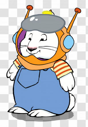 Max Ruby - Bunny In Space Helmet Transparent PNG