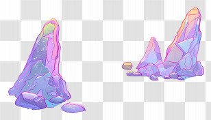 Rocks - Colorful Crystal Rocks Transparent PNG