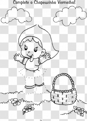 Little Red Riding Hood Book Big Bad Wolf Drawing Literature - Watercolor Transparent PNG