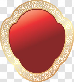 Silhouette - Heart - Oval Transparent PNG