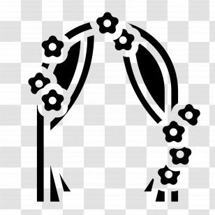 Wedding Logo - Flower Arch Decoration For Wedding Ceremony Transparent PNG