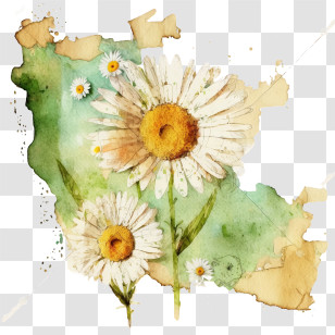 Watercolor Daisy
 - Watercolor Daisy Flower Illustration Transparent PNG