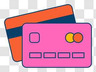 Credit Cards - Illustration Of Credit Cards Transparent PNG
