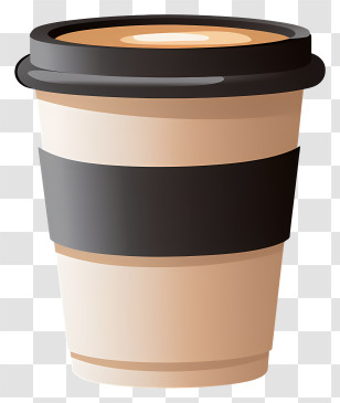 Paper Cup - Disposable Coffee Cup Illustration Transparent PNG