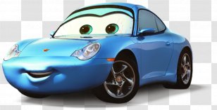 Mater Lightning McQueen Sally Carrera Doc Hudson - Vehicle - Blue Transparent PNG