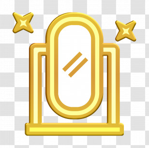 Full Length Mirror Icon Home Equipment Icon Mirror Icon Transparent PNG