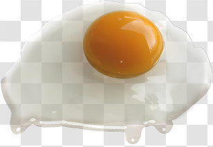 Egg - Raw Egg Yolk With Whites Transparent PNG