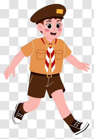Boy Scout Uniform - Boy In Uniform Transparent PNG