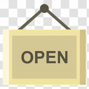 Open Sign - Open Signboard For Business Access Transparent PNG
