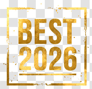 Best 2026 - Best 2026 Gold Badge Transparent PNG