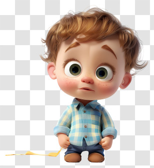 Infant Baby - Cute Cartoon Boy Illustration Transparent PNG